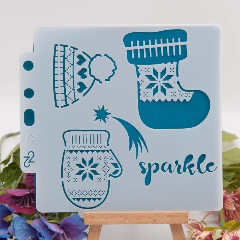 1Pc Spray Painting Template Pre Tracing Ruler Stencils for Painting DIY Wall Window Scrapbooking Book Decor