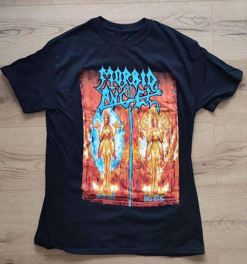 Rare Morbid Angel Band Black Heavy Cotton Full Size Shirt Alduts  PP644 Unisex T-Shirt S