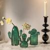 Transparent Flower Vase Glass Terrarium Vase for Water Plants Mini Retro Home Decoration Tabletop Small Vase Handicraft