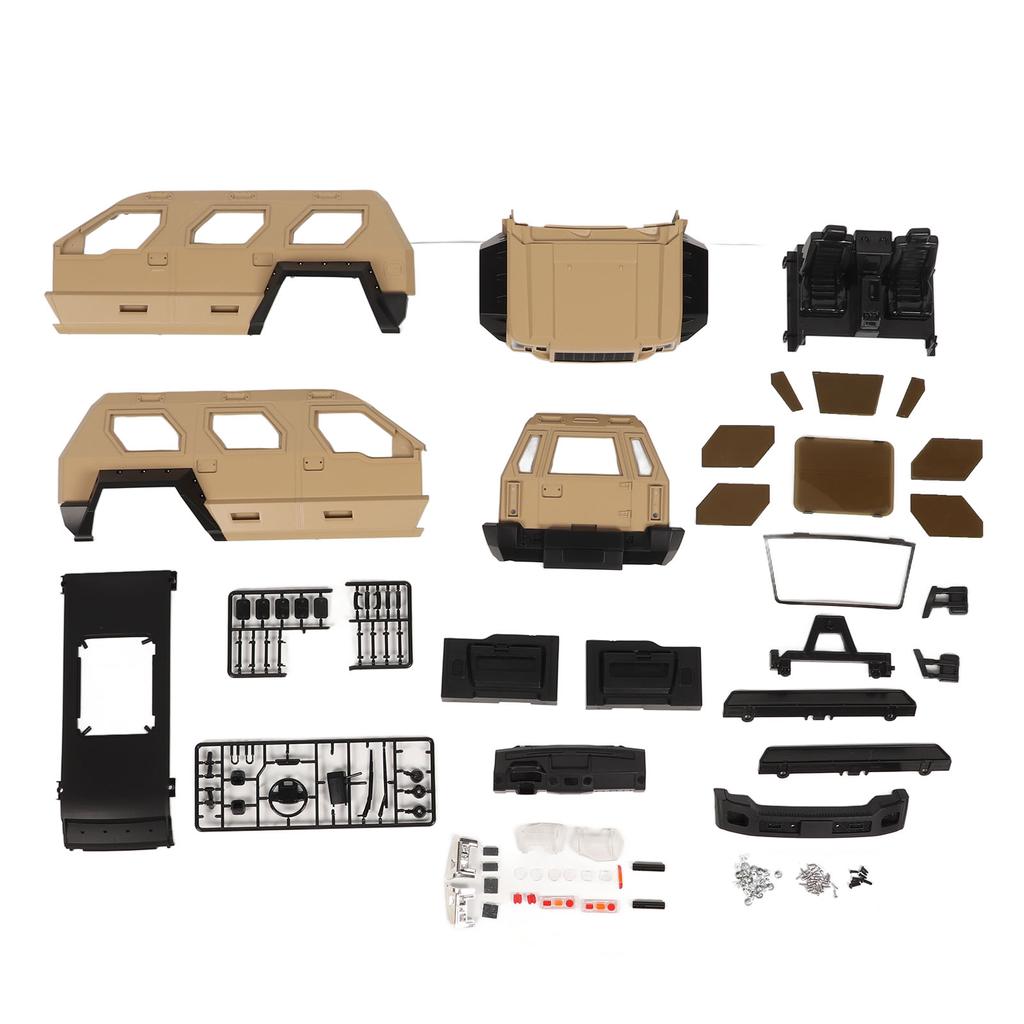 Body Shell 324mm Wheelbase Rigid Plastic RC Car Shell Desert Yellow for Traxxas 1 10 RC