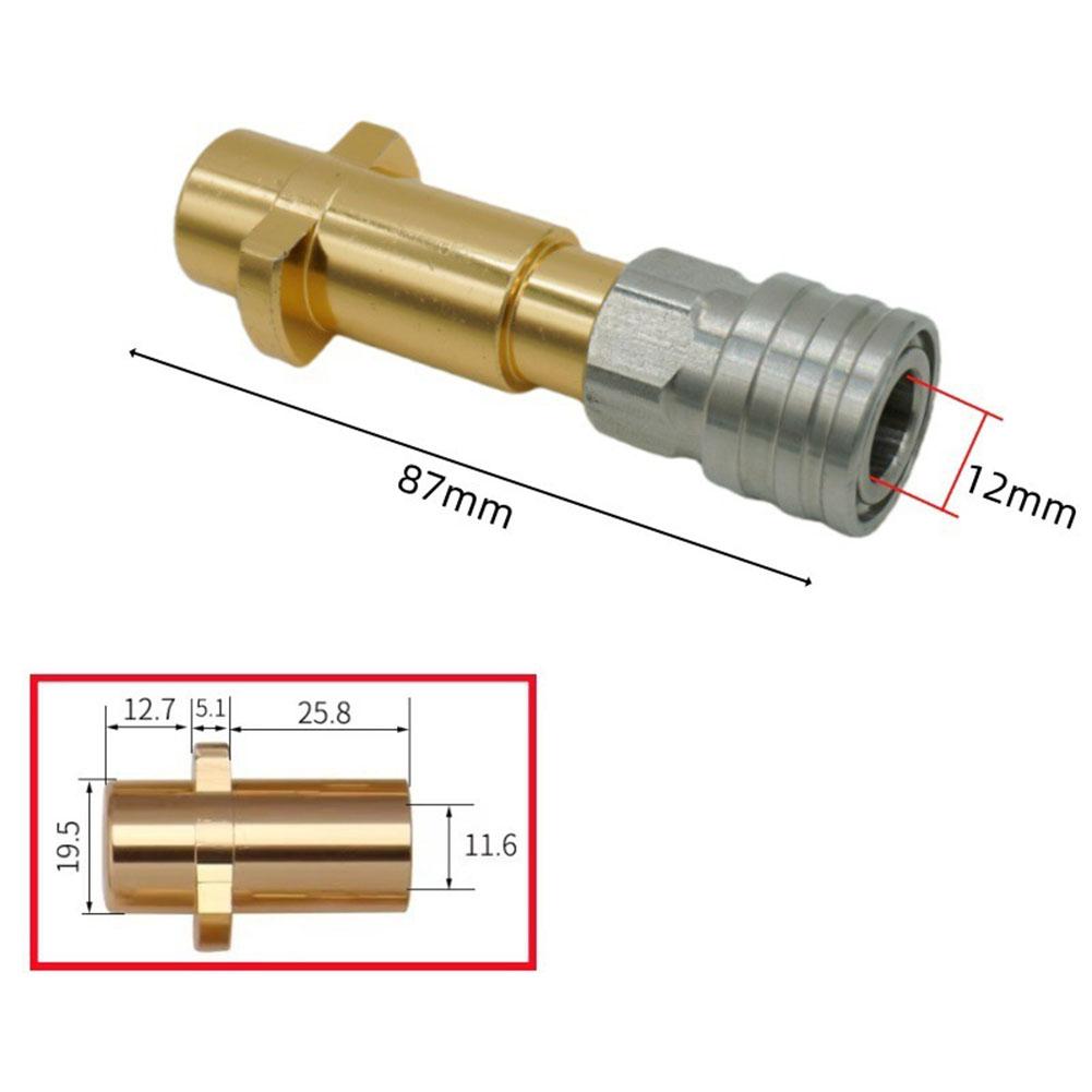 Quick Connect Nozzle FOR Karcher Pressure Washer Head Water Outlet Connector Quick Release Connect To Water-Gun Adaptor Washing