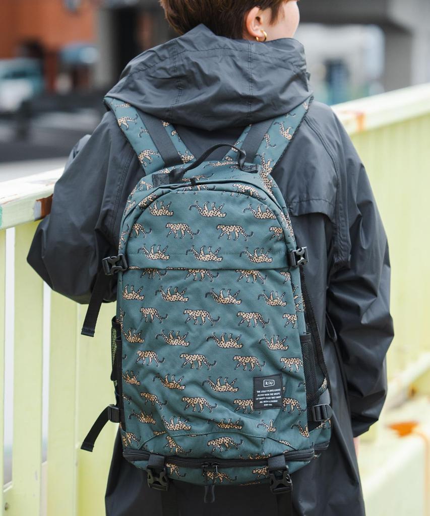 KiU Kiu 600D Bag Pack BACKPACK Water Repellent Water Repellent Waterproof Large Capacity Rucksack 22L Shoe Pocket Commuting To School Outdoors