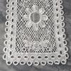 Rectangle Embroidered Tablecloth Hollow Embroidered Table Mat Polyester Lace Decorative Home Fabric Simple White And Beautiful