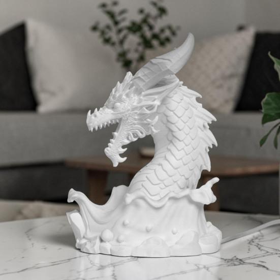 Yousheng 3D Printed Pleated Night Light Decorative Bedside Lamp with Unique Accordion Design USB Powered Table Lamp for Living Room Home Decor