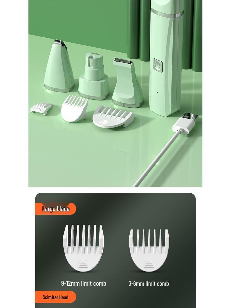 Quiet Rechargeable Pet Shaver & Paw Trimmer for Cats