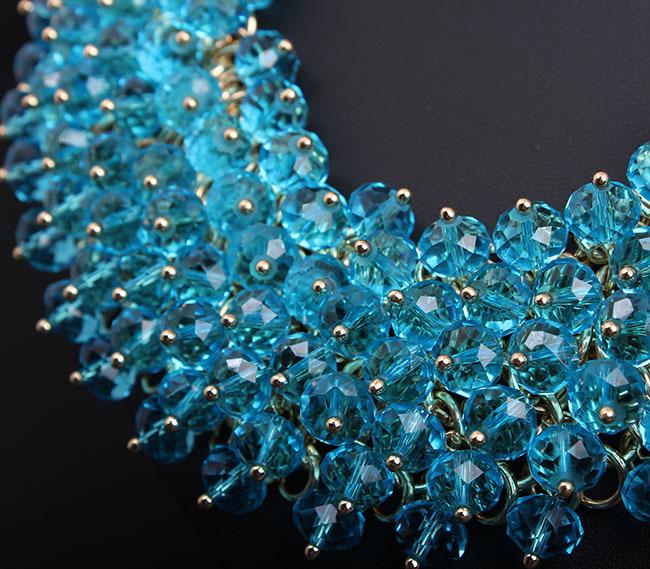 Handcrafted Crystal Multi-layer Clavicle Necklace - Women's Bold Fashion Jewelry