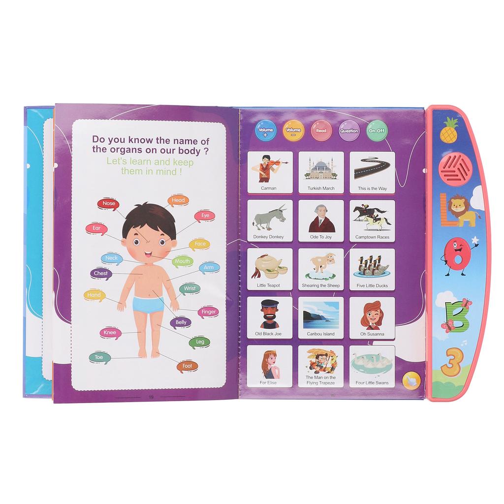 Children Electronic Book English Educational Sound Book Smart Toy Electronic Book for Kids Students