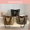 Modern Retro Minimalist Tote Bag For Women Large Size Pu Material For Trendy Look