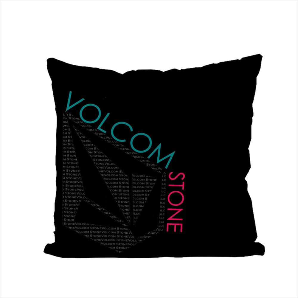 VVolcom Pillow Case For Car Sofa Decorative Home Doublesided Print Plush Square Throw Pillow Cushion Cover