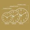 Simple Hanging Clock Nordic Style Silent Wall Clock Mute Clock Wall Hung Clock  Bedroom