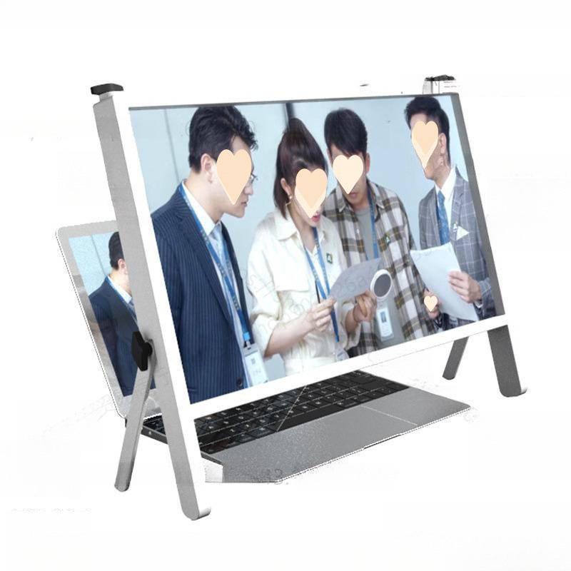 

Ultra-Clear Foldable Laptop Screen Magnifier with Adjustable Desktop Stand