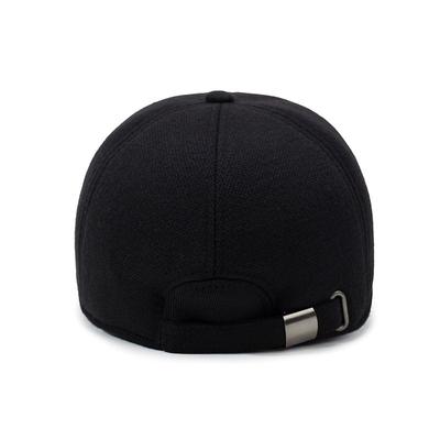 Chapéu de algodão quente masculino, protetor de ouvido à prova de vento e frio, boné de beisebol de lã, boné esportivo versátil e moderno para atividades ao ar livre