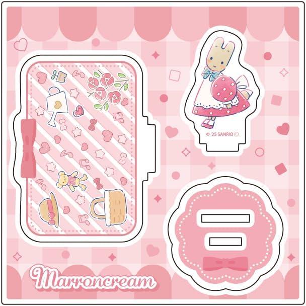 Sanrio Characters 10 Marron Cream [Graph Art Illustration] Acrylic Stand Plate