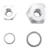 Practical Oil Pressure Adapter Fitting LS Swap Gauge Sensor Adapter M16X1.5 M12X1.5 1/8 Connector NPT Connectors-A08Q
