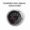 Waterproof Boat Voltmeter Colorful Backlight DC Voltage Gauge Pointer Voltage Gauge  RVs Use