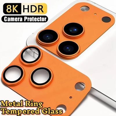 HD Metall Gehärtetes Glas Kameraobjektiv Schutzfolie Für IPhone 17 ProMax Air Rückseite Kratzfest Legierungs-Objektivring Telefonzubehör