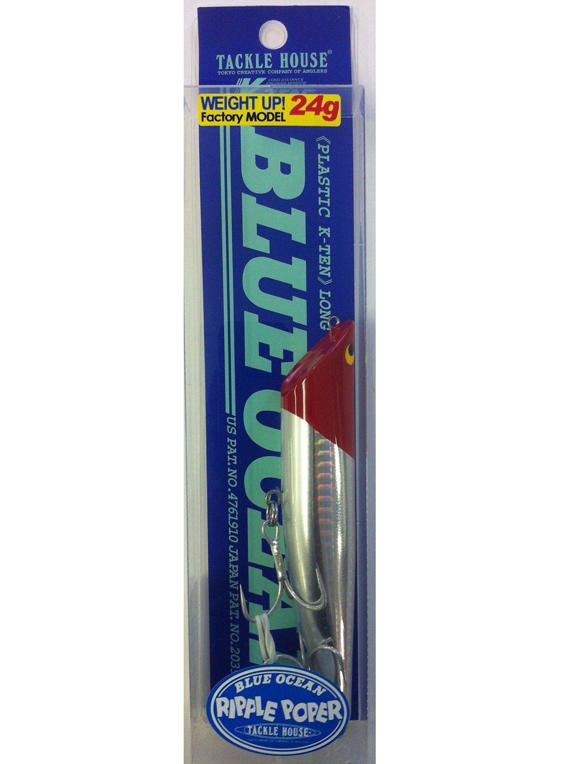 

TackleHouse Blue Ocean Ripple Popper Factory Tune Model 115mm 24g SH Red Head BKRP115 Lure K-TEN #104