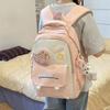 Schoolbag1011 New College Style School Bag Female Cute Small Fresh Contrast Color Junior High School Student Backpack Travel Backpack