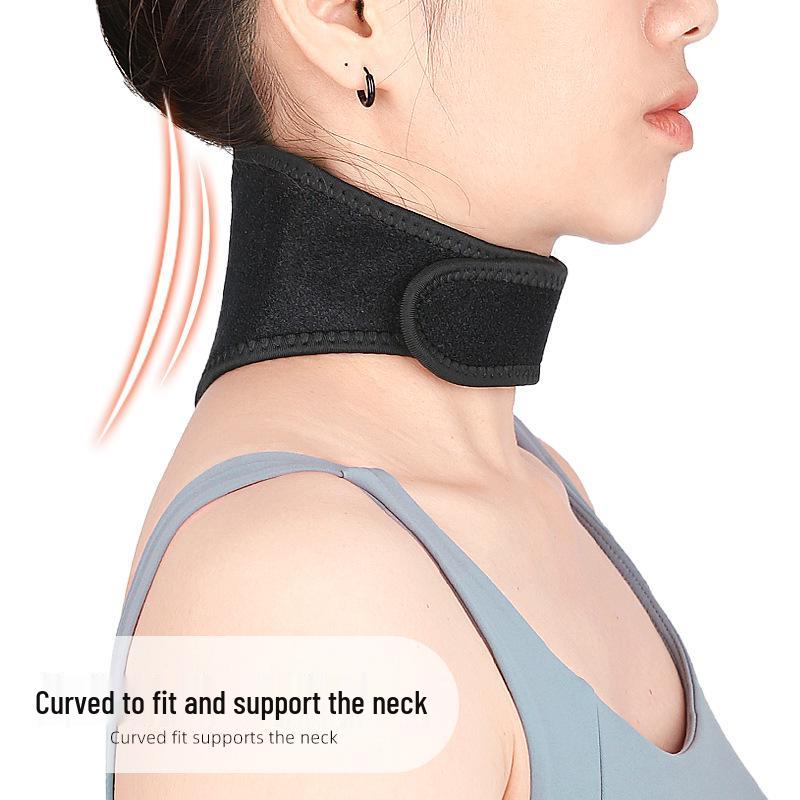 Tourmaline Magnetic Self-Heating Neck Brace: Windproof Support Strap for Cervical Vertebra Protection