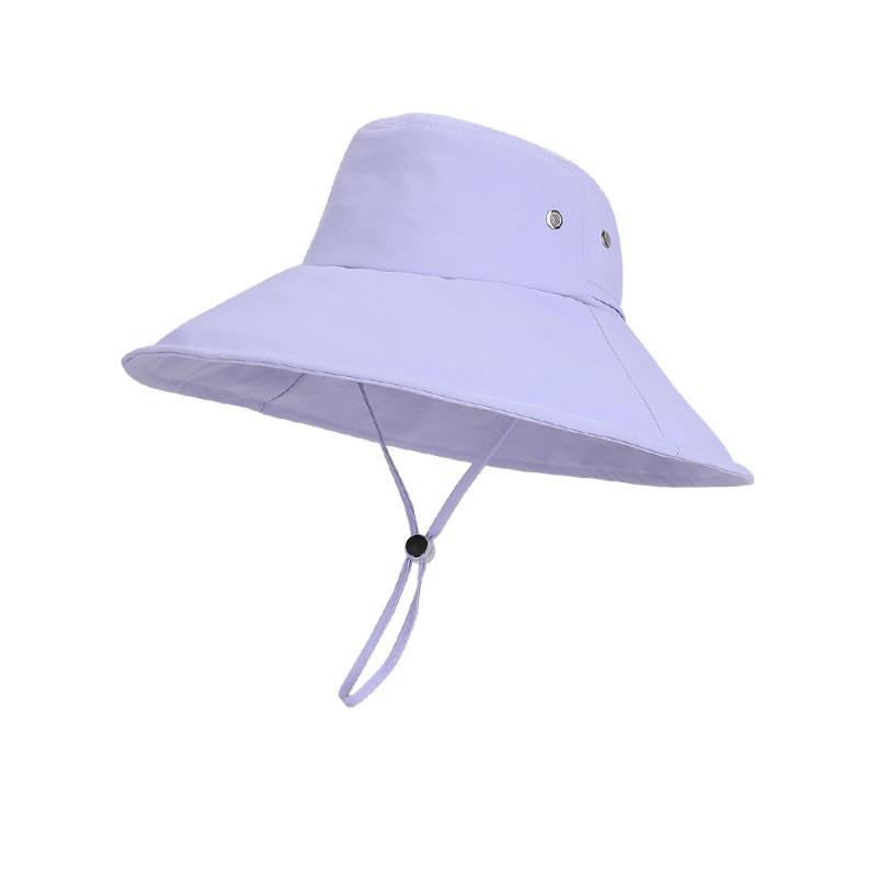 Outdoor Wide Brim Sun Hat With Adjustable Fit For Hiking And Camping