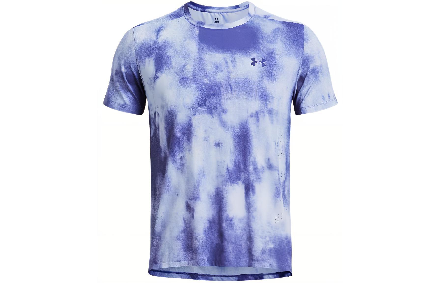 Under Armour Launch T Shirt Men s Light Blue Purple 1382615-539 M