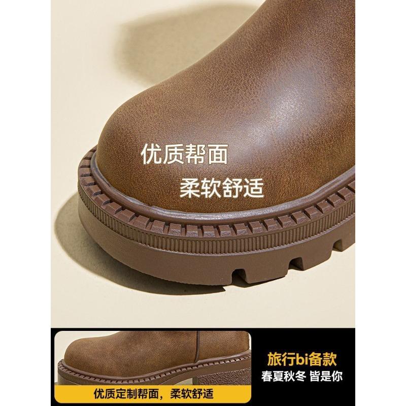 Dicke Sohle Western Cowboy Stiefel Damen Sommer Neu Stickerei Reisebekleidung Mittelstiefel Wüste Kurzstiefel Western Sichuan