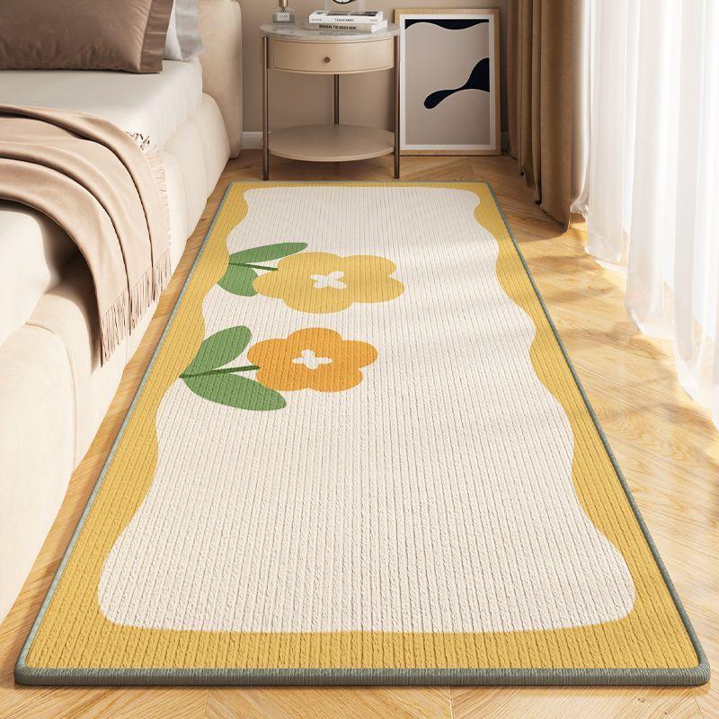 Covor de Noptiera Simplu Dormitor Covor de Noptiera Anti-alunecare Rezistent la murdarie Covor de fereastră