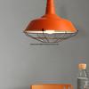 Orange Nordic Industrial Pendant Light for Restaurants & Bars
