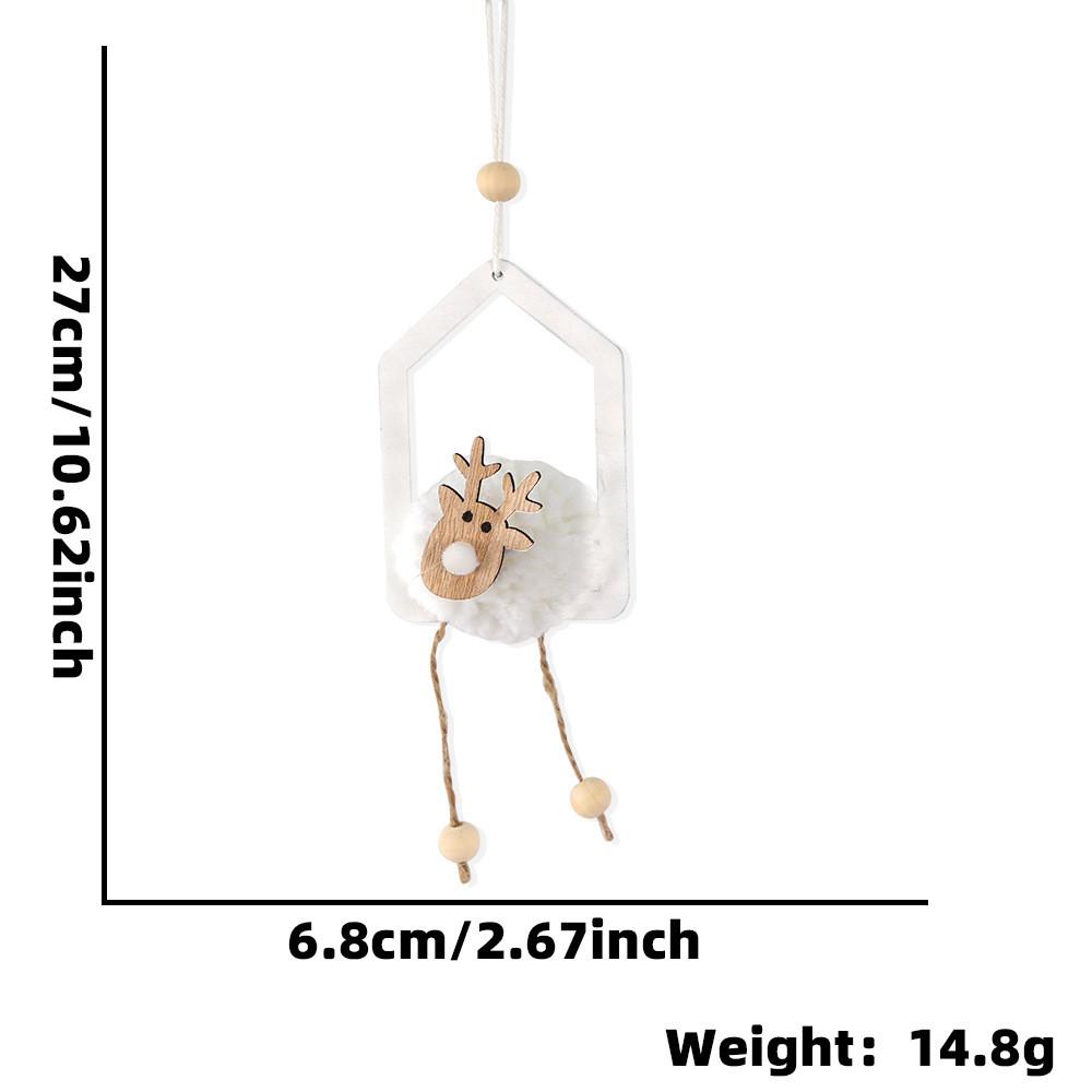 

Adorable Plush Reindeer Wooden Ornaments For Festive Holiday Decor And Trees Christmas White House