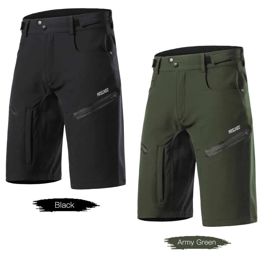 Men Loose Fit Cycling Shorts Breathable Quick Drying Outdoor Sports Running Bike Riding Casual