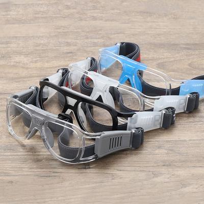 Outdoor-Augenschutzbrille für Sport, optischer Rahmen, schlagfeste Schutzbrille, verstellbar, für Radfahren und Basketball