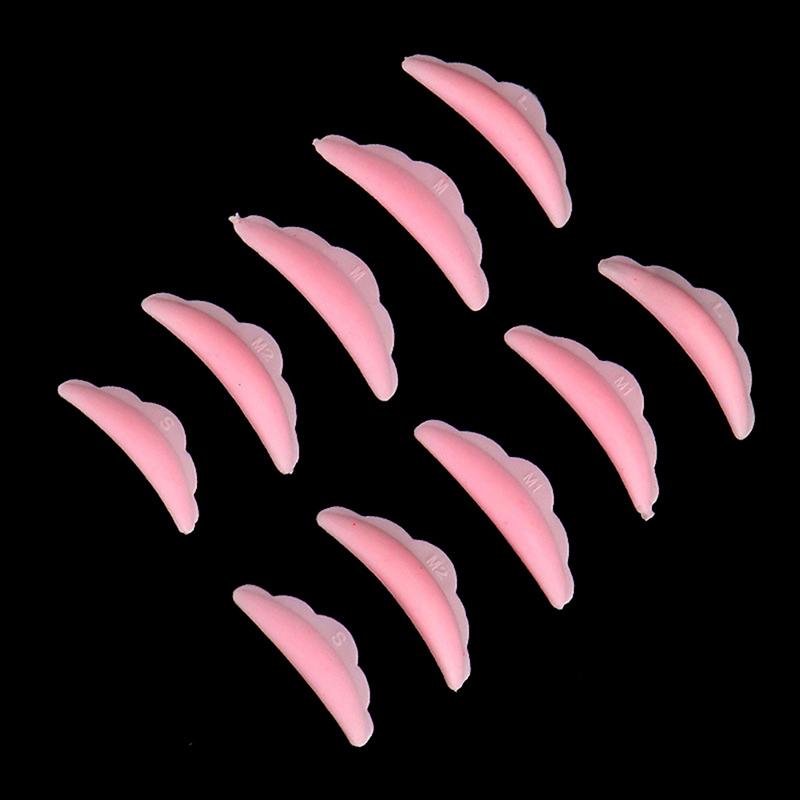5 Pair Lash Lift Lifting Curlers Curl Silicone Shields Pads Multicolor Reusable