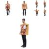 Halloween Food Costume For Adults With Polyester Fabric For Themed Parties And Stage Performances