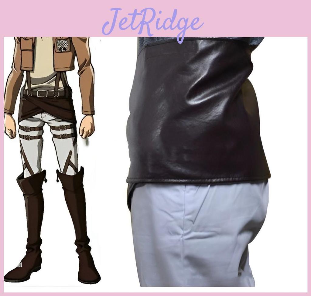 Dark Brown Game Role Playing Anime Character Imitation Mini Skirt Velcro Design