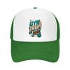 Gym Therapy Vintage Motivation Lette Mesh Baseball Cap Casual Hat Outdoor  For Womens Unisex FeUnisex