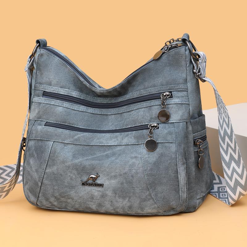 Women's Bag Fashion Mother Bag Retro Soft Leather Large Capacity Crossbody Bag