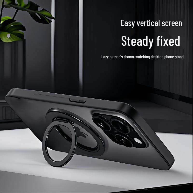 2025 Magnetic Phone Stand Holder - Zinc Alloy Ring Buckle Lazy Desktop Design