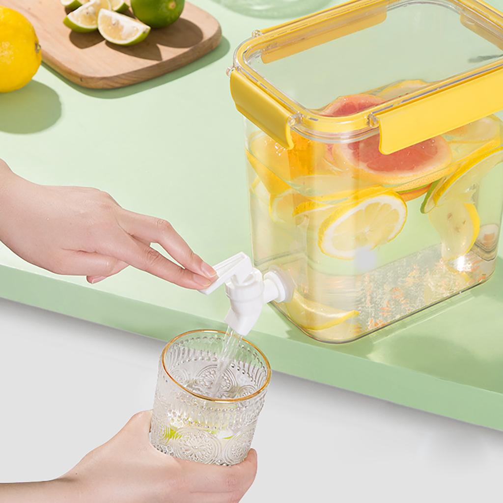 Refrigerator Cold Water Kettle with Faucet Large Capacity Jug Fridge Cold Water Container for Home Kitchen