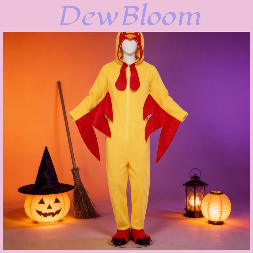 Halloween Chicken Cosplay Costume With Flannel Fabric For Stage Performers