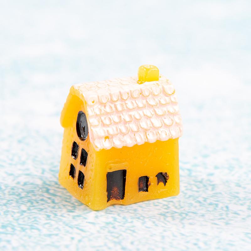 

Мох Микро Ландшафтный Декор Сельский Маленький Дом Китайский Дом Настольный Смоляной Декор Мясистый Декоративный Материал Аксессуары 10pcs оранжевый