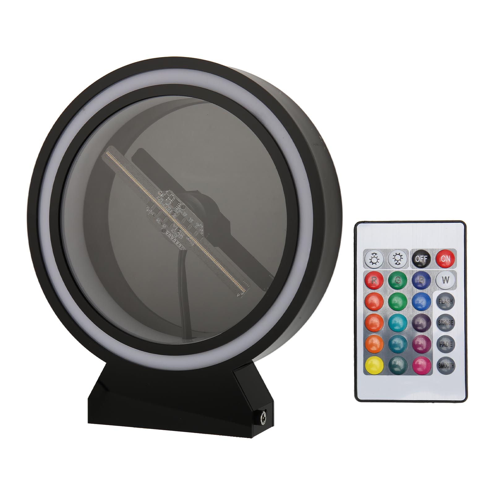 

3D рекламный дисплей WiFi встроенная карта памяти 2000x128 3D голографический вентилятор с круглой защитой EU Plug