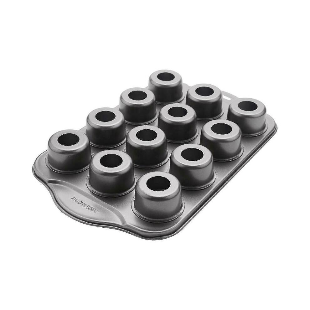 12 Cavity Mini Cheesecake Pan with 12 Pieces Removable Bottom