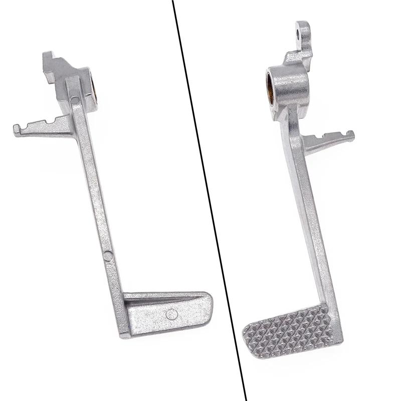 1 Piece Silver Aluminum Motorcycle Rear Brake Lever Foot Rest Pedal Motorcycle Parts For YAMAHA YZF1000 R1 2004 2005 2006