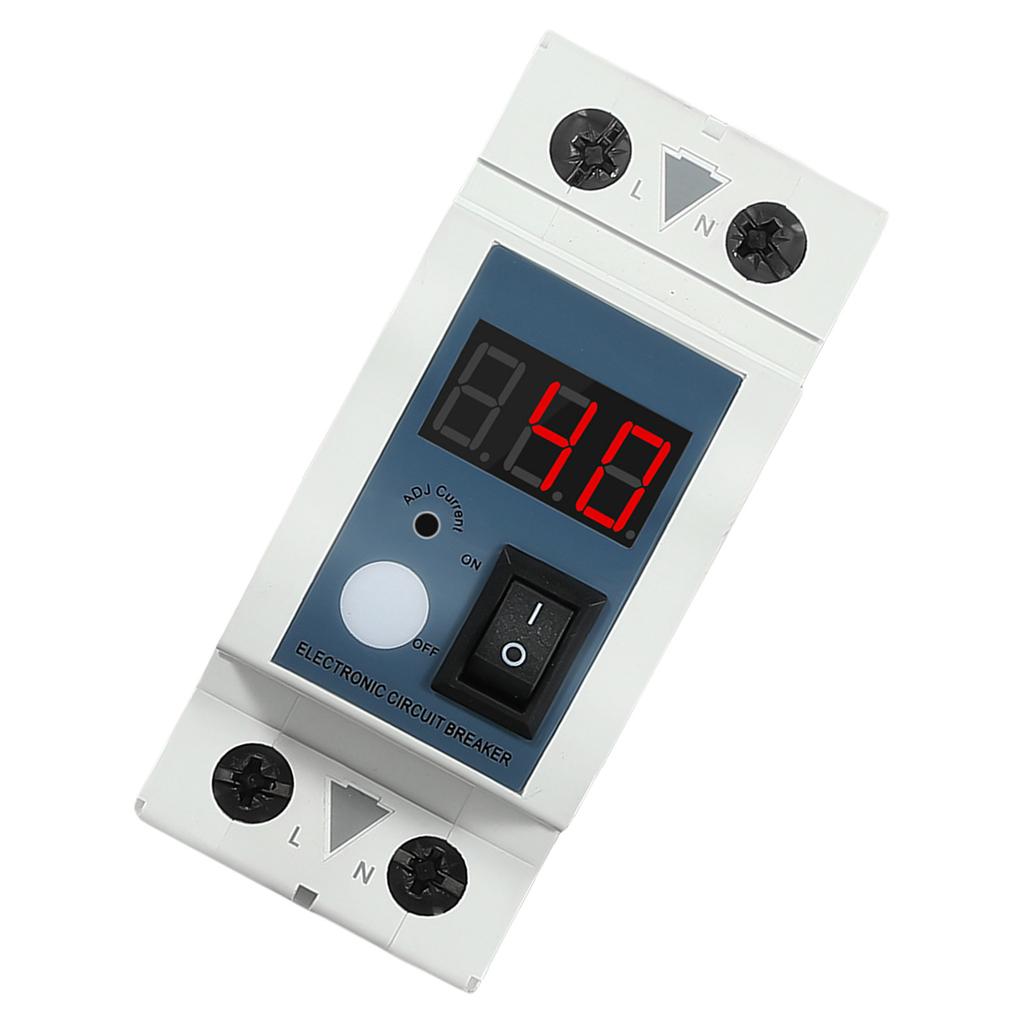 40A Adjustable Current Limiter Insulated Current Control Device Electrical Equipment Safety for Electrical Safety