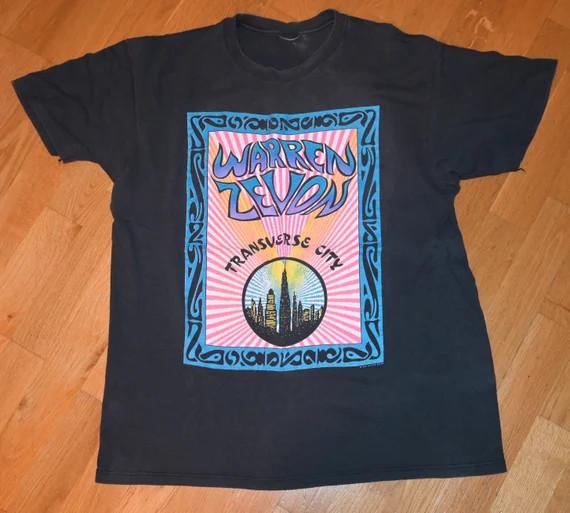 Vintage Warren Zevon Transverse City Shirt Unisex Concert S to 5XL DO507 Unisex T-Shirt S