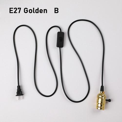 LED Lampenfassung Lampensockel mit Kabel Schalter Stecker DIY Hängekabel Zubehör Einfache Kleine Pendelleuchte E27 Schraublampenfassung