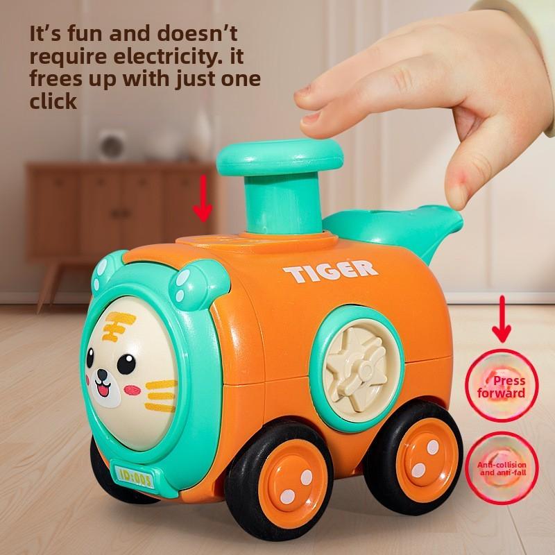 Elefanten Tiger Koalas Hunde Plastik Tier Spielzeugauto Mit Pfeife Und Trägheitsantrieb Für Kinder Spielzimmer