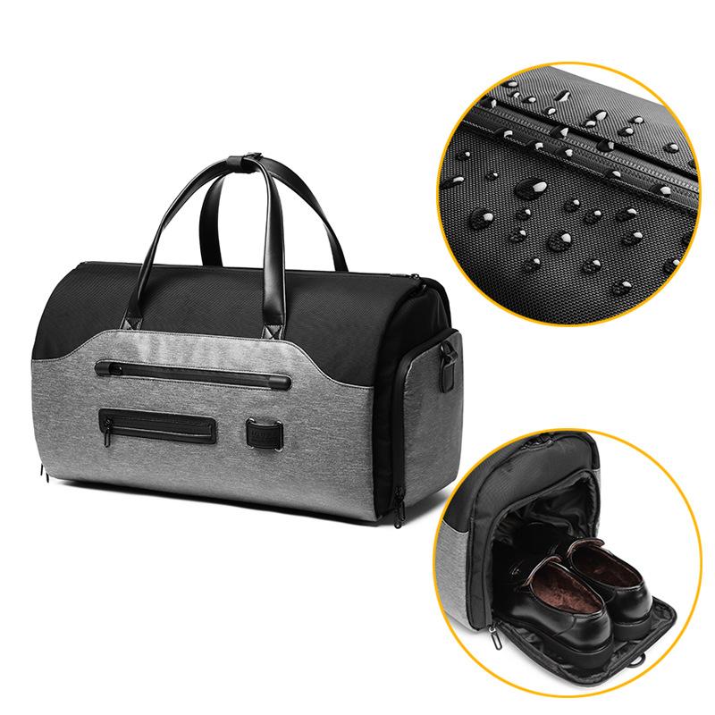 Borsa da Viaggio Pieghevole da Uomo per Affari Viaggi a Breve Distanza Portatile a Spalla Outdoor Impermeabile Multifunzionale per Abito Borsa da Palestra