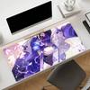 Genshin Impact Raiden Shogun Large Gaming Mouse Pad Nonslip Rubber Base Xxl Deskmat For Laptop Pc Gamer Home Office Decor