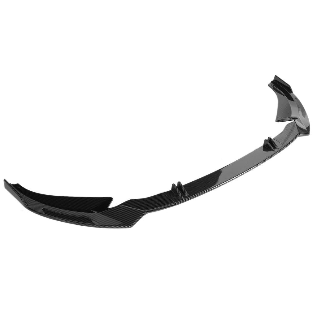 Car Modified Carbon Fiber Texture Front Bumper Lip Spoiler Fit for A6 C8 2019 Up